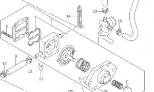 Suzuki Fuel Pump Assembly DF4,DF4A,DF5,DF5A,DF6,DF6A (click for enlarged image)